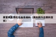 黑客网免费吃瓜独家爆料（黑料网今日黑料首页）「黑客资讯网」